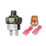 CCHAO 1. Set 1/8'BIS 1/4' NPT Steckeradapter Luftkompressortank Druckschalter Steuerung 70/30/100/120/150/180 psi Fit für 12V 24V (Color : 150-180PSI)