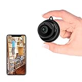 Überwachungskamera, Veroyi WLAN Mini Kamera für Heimsicherheit Aussen/Innen, Videokamera Nanny Camcorder mit 2-Wege-Audio-Bewegungserkennung N