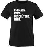 AngryShirts Ehemann.Papa.Beschützer.Held T-Shirt H