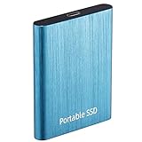 Externe SSD-Festplatte (2 TB, SSD-Festplatte, tragbares USB 3.1, solid-State-Laufwerk mit Typ-C und Micro-tragbarer Festplatte für mobilen PC, Laptop, Desktop, MacBook, Xbox