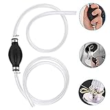 Shengruili Hand Kraftstoffpumpe,8mm Handpumpe Umfüllpumpe,Handpumpe Absaugpumpe,Absaugpumpe für Benzin,Handpumpe,mit 2M S