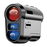 ZLH Golf Flag-Lock-Entfernungsmesser 650 Yards-Neigungsmessung, 6-Fache Vergrößerung, Klare Sicht Mit Vibrations-Laser-Entfernungsmesser, Kontinuierlicher Scan-G
