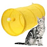 通用 Katzenspielzeug Angel Cat Toy Cat Treat Spielzeug Kätzchen-Spielwaren für Innenkatzen Katze Spielzeug Bälle Yellow