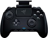 Razer Raiju Mobile: Mobiler Gaming-Controller für Android (Ergonomisches Layout mit Multifunktionstasten, Hair-Trigger-Modus, Verstellbare Smartphone-Halterung, Konfiguration über mobile App)