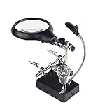 Vergrößerungsglas Desktop-Lupe mit Lampe HD Schweißuhr Handy Motherboard Repair-Lampe LED-Leuchten Home TV-Leiterp