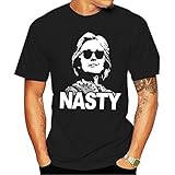 2021 Fashion T Shirts Hillary Clinton Hillary Clinton Nasty Woman T- Graphic 5X Male Funny O-Neck 100% C