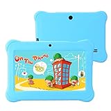 Q88 Kinder Tablet 7 Zoll,Tablet für Kids,1024 * 600 Display,9,0 Android GO, 1 GB RAM,16 GB ROM,Quad Core,WiFi, Bluetooth,Mit Kamera Tablett PC,2300m Battery