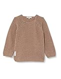 Noppies Unisex Baby U Cardigan Knit ls Pino Strickjacke, Taupe Melange-P757, 56