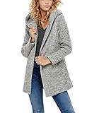 ONLY Damen Wollmantel Sedona Boucle Wool 15156578 Light Grey Melange L