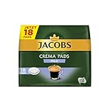 Jacobs Pads Crema Mild, 90 Senseo kompatible Kaffeepads UTZ-zertifiziert, 5er Pack, 5 x 18 Getränk