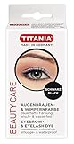 TITANIA Augenbrauen-, und Wimpernfarbe, in Schachtel mit Euroloch, schwarz, 1er Pack (1 x 64 g)