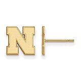 Logo Art Nebraska Extra Small (3/20,3 cm), Ohrringe (14kt Gelbgold)