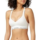 Calvin Klein Damen Bustier Bralette Lift BH, Weiß (White 100), M(89-94 cm)