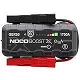 NOCO Boost X GBX55 1750A 12V UltraSafe Starthilfe, Tragbare Auto Batterie Booster, Powerbank-Ladegerät, Starthilfekabel und Überbrückungskabel für bis zu 7,5-Liter-Benzin- und 5,0-Liter-D