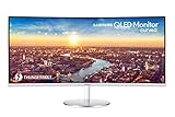 Samsung C34J791W 86,36 cm (34 Zoll) Curved Monitor WQHD Thunderbolt-3, Silber/Weiß