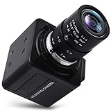 4K Ultra HD Webcam 2.8-12mm Varifokalobjektiv USB Mini-Webkamera 3840x2160@30fps Optischer Zoom USB mit Kamera IMX317 Sensor Kamera, USB UVC Konferenz Webcam für Mac/Window/Linux