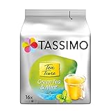 Tassimo Kapseln Tea Time Grüner Tee mit Minze, 5er Pack (5 x 16 Getränke)