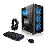 Megaport PC Set AMD Ryzen 7 5700G 8X 3.80GHz (Turbo: 4.60 GHz) • Gaming Headset • Tastatur • Maus • 16 GB DDR4 3000 • 1TB M.2 SSD • Vega 8 • Windows 10 H