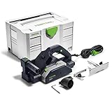 Festool Einhandhobel HL850EB-Plus 850W Herstellernr. 576607, Schwarz/Grün, 850 W, S