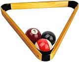 Holzdreieck für Snooker-Pool, Billard-Stativ-Kugelständer-Schaukelballhalter mit Verstärk