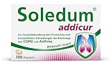 Soledum Addicur | Zur Zusatzbehandlung bei chronischen und entzündlichen Erkrankungen der Atemwege wie COPD und Asthma | 100 Kap