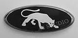 2x 150x60mm Emblem Pflaume Folie (126x48mm)