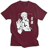 Kawaii Cool Anime Jujutsu Kaisen T-Shirt Männer Kurzarm Manga Grafik T-Shirt Baumwolle T-Shirt Ryomen Sukuna T-Shirts Kleidung