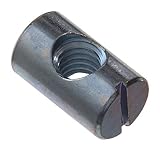 HEXATON Quermutterbolzen Möbel-Zylindermutter Kreuz Dübel M6 x 10 x 20 mm 50 stück