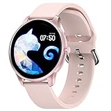 CUBOT Smartwatch, Fitnessuhr, 1.3 Zoll Touch Display Armbanduhr mit Schrittzähler, Fitness Tracker IP68 Wasserdicht Sportuhr Smart Watch mit Pulsuhr und Schlafmonitor für Damen Herren (Pink)