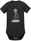 TShirt-People I am Groot Baby Baby Body 62 Schw