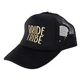 Qirun Team Bride Squad Baseball Mesh Cap Männer Frauen Hochzeit Verstellbarer Hut Lustig