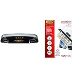 Fellowes A3 Laminiergerät Saturn 3i für 80-125 Micron Folien, 60 Sek. Aufwärmzeit, staufreies Laminieren, inkl. 10 gratis A4 Laminierfolien & ImageLast Laminierfolien 125 Mikron, DIN A4 (100er Pack)