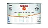 Alpina - Weisslack für Möbel und Türen glänzend - 0,3 L