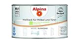 Alpina - Weisslack für Möbel und Türen glänzend - 0,3 L