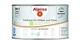 Alpina - Weisslack für Möbel und Türen glänzend - 0,3 L