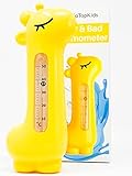 TipTopKids Baby Badethermometer | Perfekte Badetemperatur | Bruchfest Solid & Robust | Wasserthermometer für sicheren Badespaß | Badewanne - B