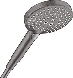 hansgrohe Duschkopf Raindance Select S 120 (Regendusche, 3 Strahlarten), Brushed Black C