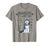 Lustiges Siberian Husky Hundehalter Anatomie Hund T-S