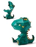 Amoy-Art Vorratsdosen Keksdose Dinosaurier Figuren Skulptur Moderne Tier Statue Dekor für Geburtstag Geschenk Polyresin 18cmH