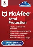 McAfee Total Protection 2022 | 3 Geräte | 1 Jahr | Virenschutz, Web-Schutz, Kennwort-Manager, VPN, Identitätsschutz | PC/Mac/Android/iOS H