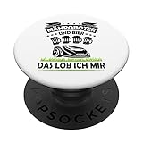 Mähroboter und Bier das lob ich mir - Kleingärtner Humor PopSockets mit austauschbarem PopGrip