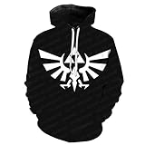 laifen 2021 New Link Hoodie Link Print Hoodies Sweatshirt Jacke Top Hoodies (Color : 4e, Size : XXL)