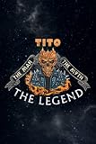 Password book Tito Meme Gift The Man The Myth The Legend SweaMeme: Christmas Gifts,2021,Halloween,Thanksgiving,2022,Xmas,Passwoord book,Internet password log book