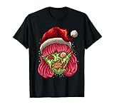 Weihnachtsmann Zombie Girl Halloween Kinder Mädchen Lustige Gruselige Zombies T-S