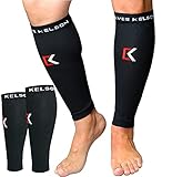 （2 Paare）Calves Kelson-Kompressionsbandage, ideal für Schienbeinkantensyndrom, Laufen, Sport für Männer/Frauen – Schienbeinschiene und Wadenbandage, – Beinbandagen für zerrissene Muskelkrämp