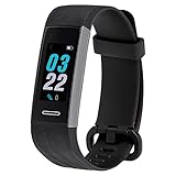 MEDION S3900 Fitnesstracker (Fitnessuhr, AMOLED Display, Herzfrequenzmesser, Schrittzähler, Kalorienverbrauch, Schlaftracking, Atemtraining, Sp02 Sauerstoffgehalt, Staub- und Wasserschutz IP68)