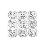 Stanzschablone Scrapbooking Stanzschablonen-Set Halloween PräGeschablonen PräGung PräGeschablonen Stanzformen für Kartengestaltung Dekoration Und Diy Handwerk Scrapbooking Fotoalbum Dek