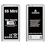 NORDMANN Hochleistungs Akku Batterie Hohe Kapazität für Original Samsung Galaxy S3 S4 S5 Mini J5 2016