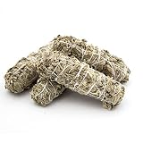 Weißer Salbei 4 STK. zum Räuchern, Räucherbündel 12-14cm lang, ⌀ ca. 4cm, Smudge Sticks, Bündel Räuchersalbei, White Sage, Räucherset, Salbeibü