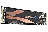 Sabrent 1TB Rocket Nvme PCIe 4.0 M.2 2280 intern SSD Maximale Performance Solid State Drive (SB-ROCKET-NVMe4-1TB)